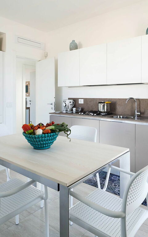 Villa San Lorenzo Rosmarino: Esszimmer, Küche