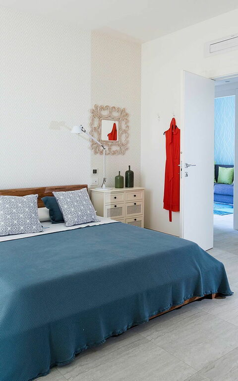 Villa San Lorenzo Rosmarino: Schlafzimmer