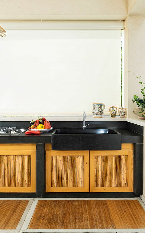 Villa La Plage: Küche