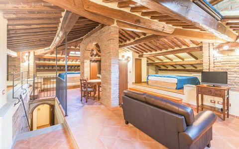 Unterkunft Ambra: Wohnzimmer