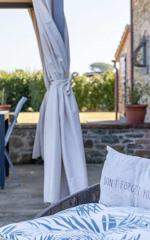 Villa Dei Vini: Balkon / Terrasse / Patio, Draussen, Garten