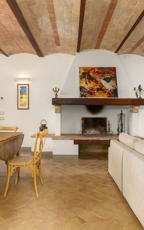 Villa Il Caggio: Wohnzimmer