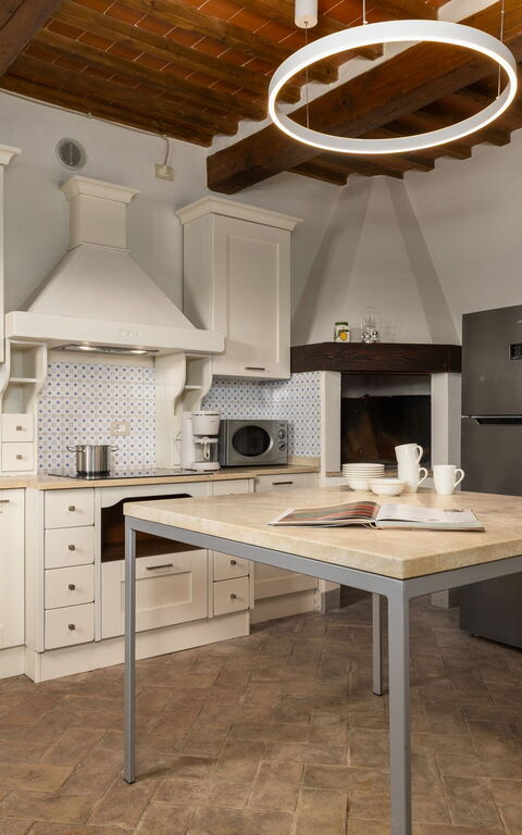 Villa Il Caggio: Küche