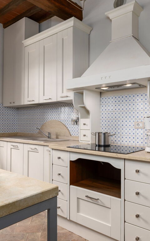 Villa Il Caggio: Küche