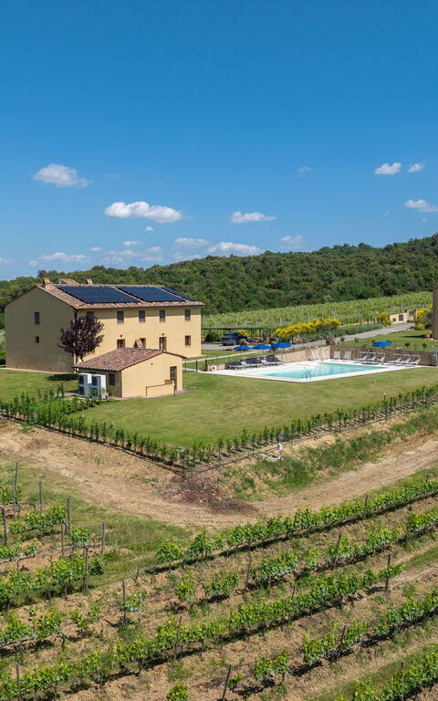 Villa Il Caggio: Ansichten, Schwimmbad