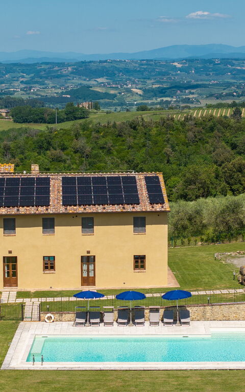 Villa Il Caggio: Ansichten, Außen, Draussen, Garten, Schwimmbad