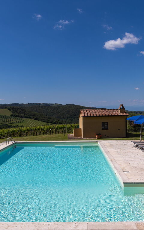 Villa Il Caggio: Ansichten, Außen, Draussen, Schwimmbad