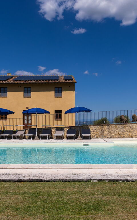 Villa Il Caggio: Ansichten, Außen, Draussen, Garten, Schwimmbad