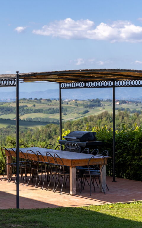Villa Il Caggio: Ansichten, Außen, Balkon / Terrasse / Patio, Draussen