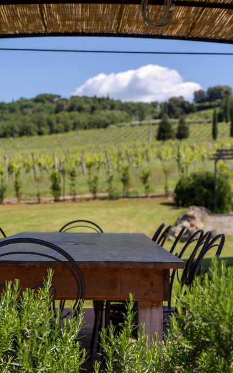 Villa Il Caggio: Ansichten, Außen, Balkon / Terrasse / Patio, Draussen