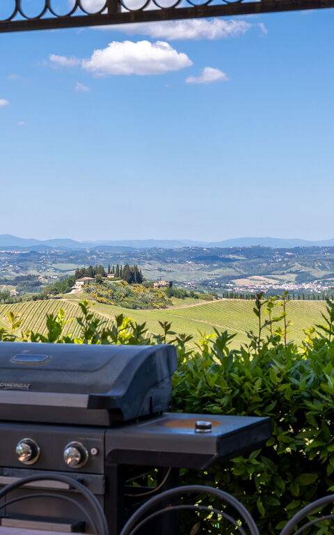 Villa Il Caggio: Ansichten, Außen, Balkon / Terrasse / Patio, Draussen