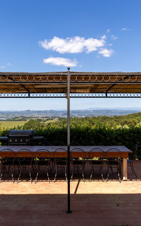 Villa Il Caggio: Ansichten, Außen, Balkon / Terrasse / Patio, Draussen