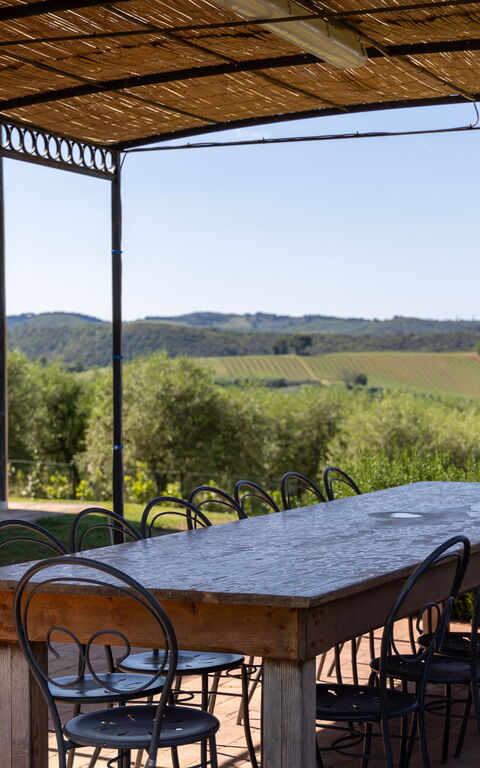 Villa Il Caggio: Ansichten, Außen, Balkon / Terrasse / Patio, Draussen