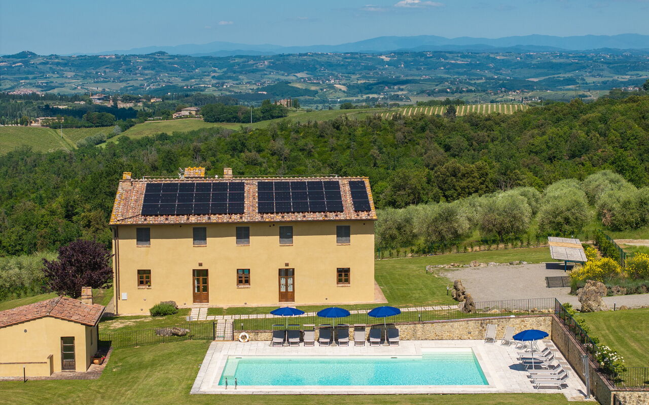 Villa Il Caggio: Ansichten, Außen, Draussen, Garten, Schwimmbad