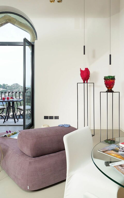 Torre Isola Bella: Esszimmer, Wohnzimmer