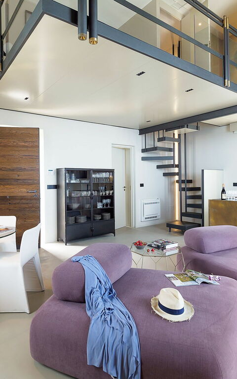 Torre Isola Bella: Esszimmer, Wohnzimmer