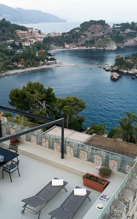 Torre Isola Bella: Balkon / Terrasse / Patio