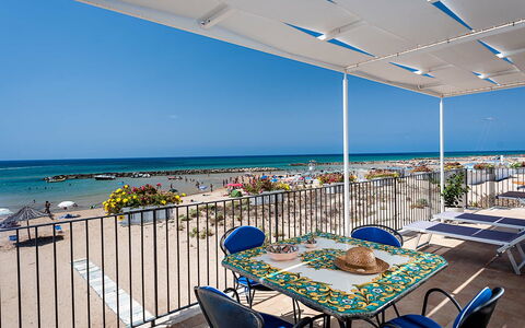 Unterkunft Onda: Balkon / Terrasse / Patio, Draussen