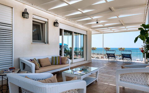 Unterkunft Onda: Balkon / Terrasse / Patio, Draussen