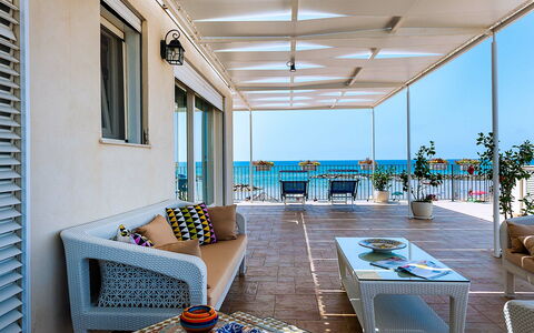 Unterkunft Onda: Balkon / Terrasse / Patio, Draussen