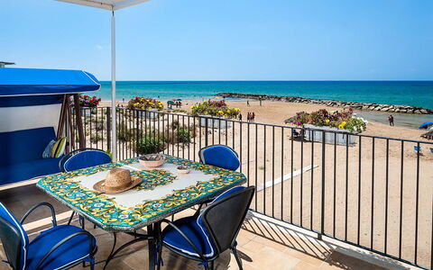 Unterkunft Onda: Balkon / Terrasse / Patio, Draussen