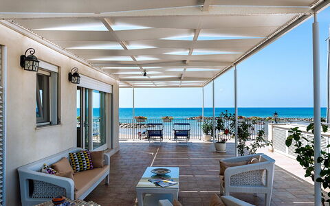 Unterkunft Onda: Balkon / Terrasse / Patio, Draussen