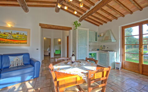 Unterkunft Mulignone 1: Esszimmer, Wohnzimmer