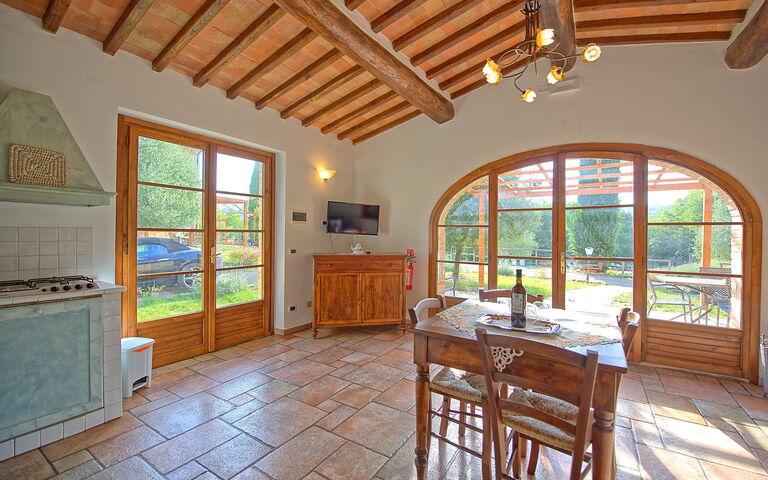 Unterkunft Mulignone 1: Esszimmer, Wohnzimmer