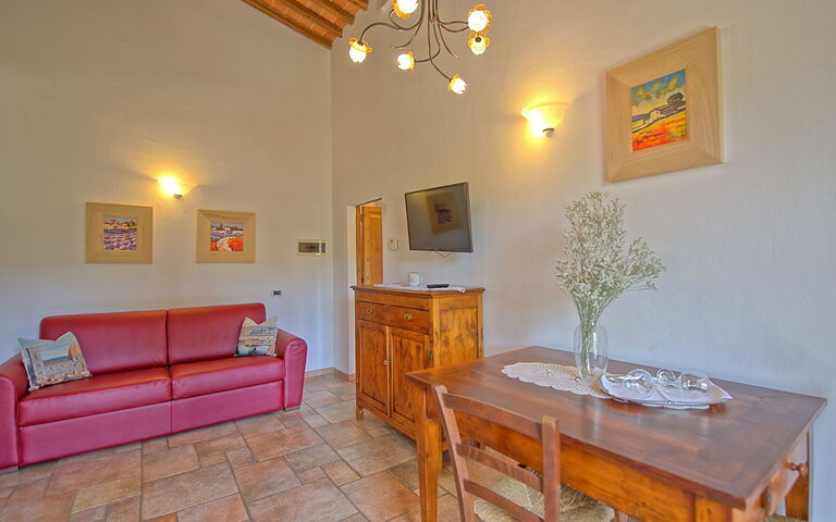 Unterkunft Mulignone 15: Esszimmer, Wohnzimmer