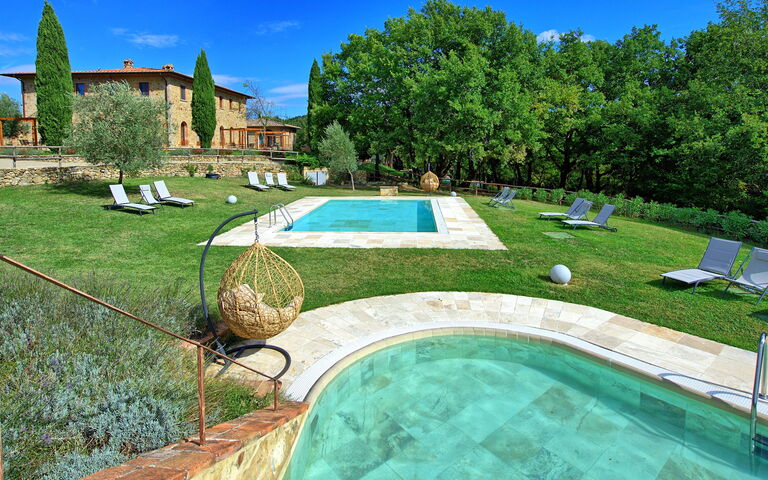 Borgo Mulignone: Garten, Schwimmbad
