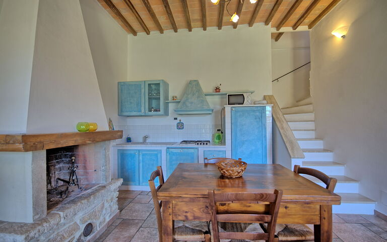 Unterkunft Mulignone 13: Esszimmer, Küche, Wohnzimmer