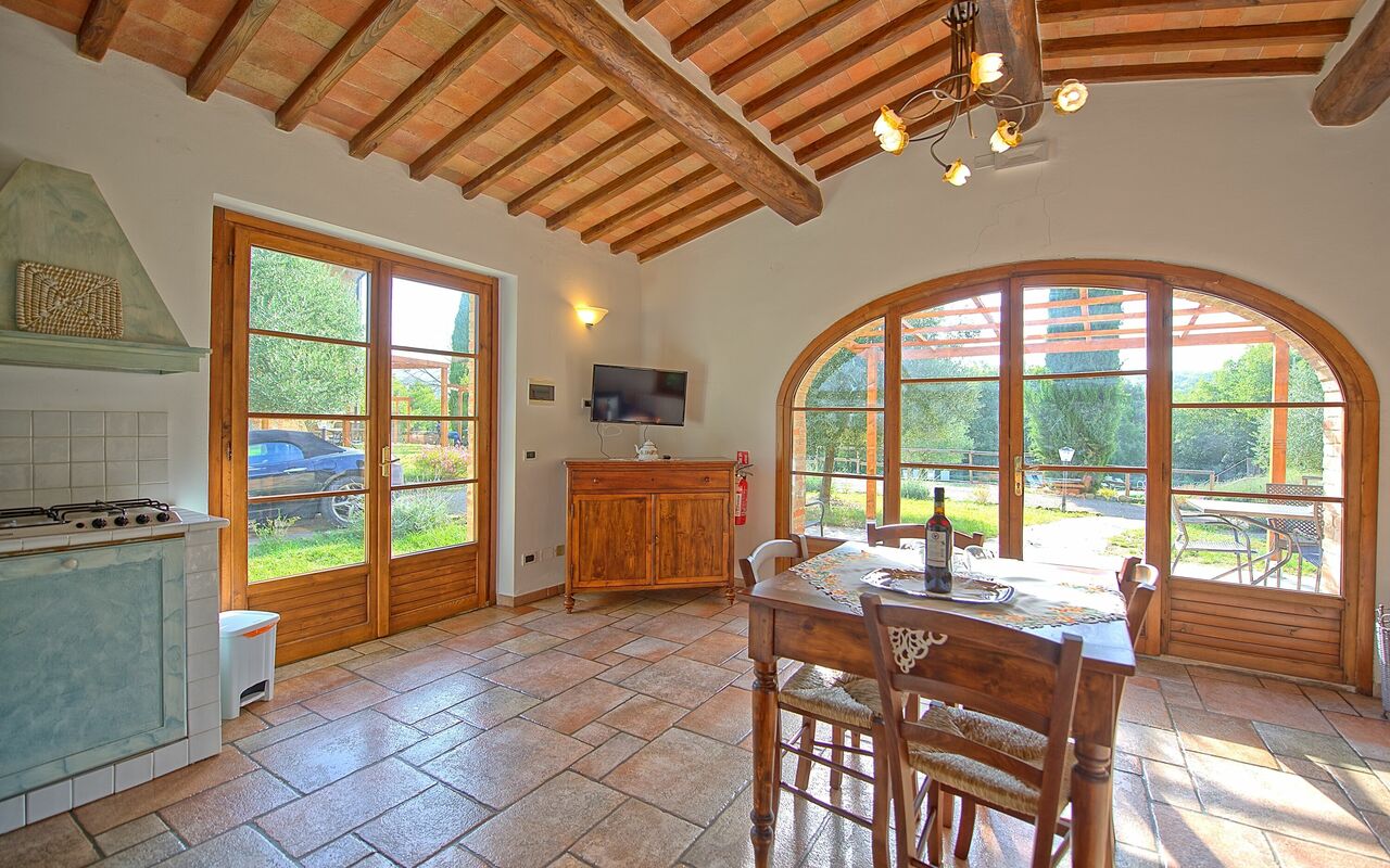 Unterkunft Mulignone 1: Esszimmer, Wohnzimmer