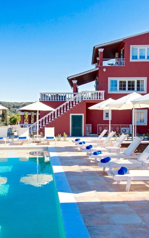 Villa Corfu Panorama: Schwimmbad