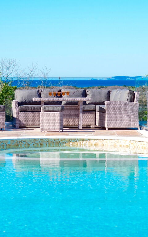 Villa Corfu Panorama: Schwimmbad