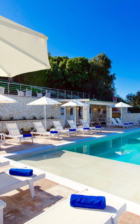 Villa Corfu Panorama: Draussen, Schwimmbad