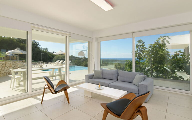 Villa Athena: Wohnzimmer