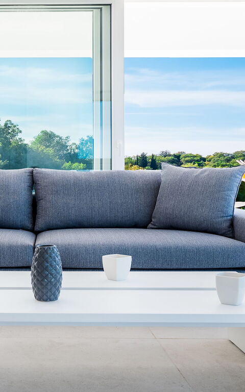 Villa Nafsika: Wohnzimmer