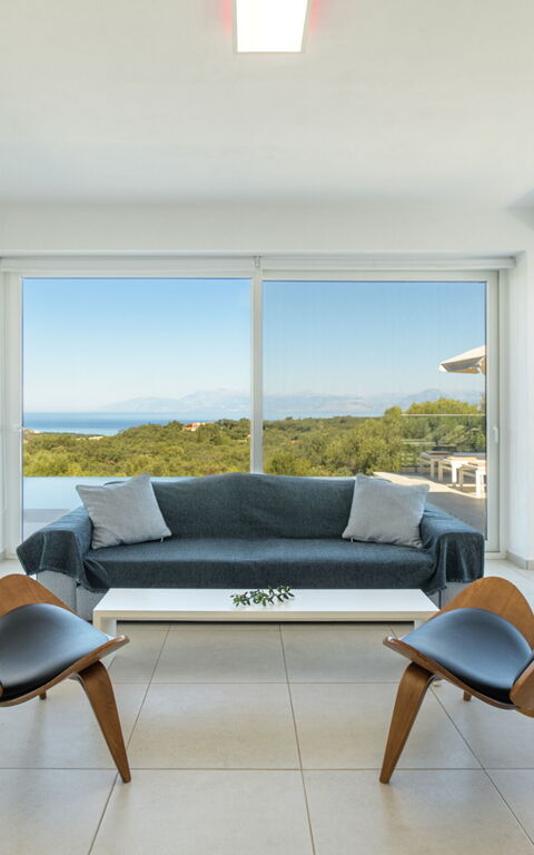 Villa Nafsika: Wohnzimmer