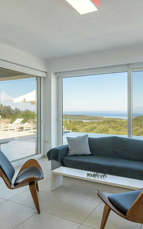 Villa Nafsika: Wohnzimmer