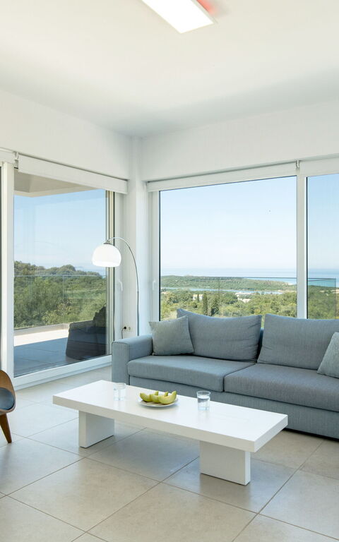 Villa Nafsika: Wohnzimmer