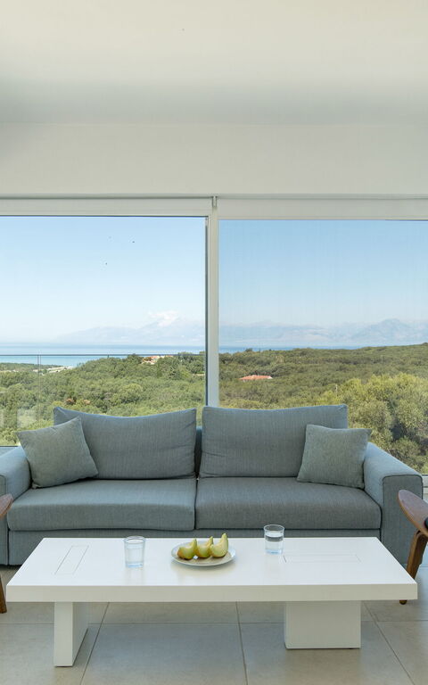 Villa Nafsika: Wohnzimmer