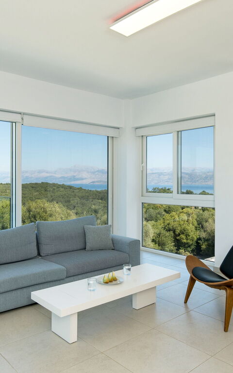 Villa Nafsika: Wohnzimmer