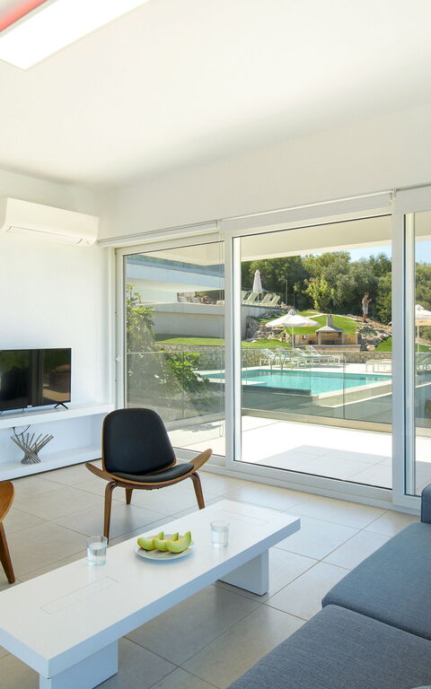 Villa Nafsika: Wohnzimmer