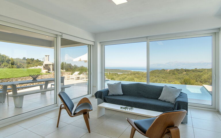 Villa Nafsika: Wohnzimmer