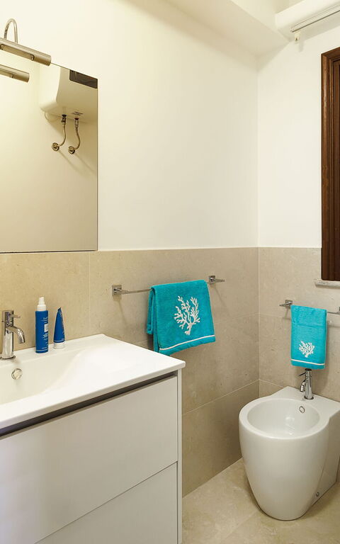 Villa Cala Mancina: Bad