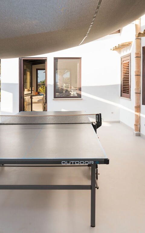 Villa Cala Mancina: Außen, Balkon / Terrasse / Patio, Draussen