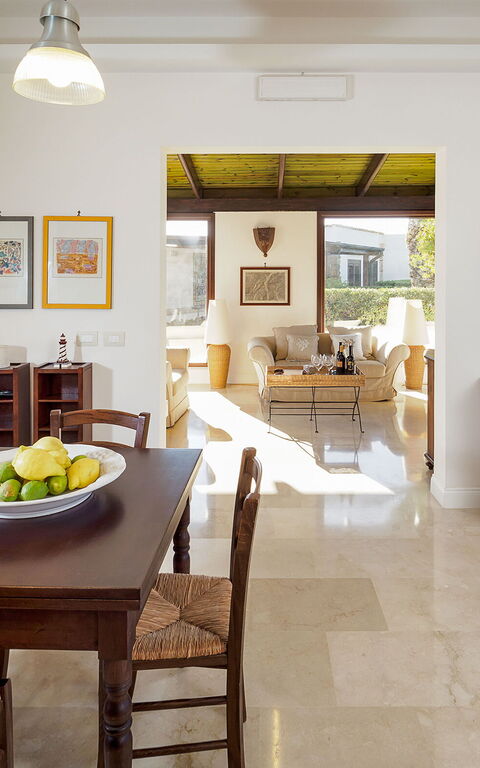 Villa Cala Mancina: Esszimmer