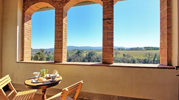 Palazzo del Capitano: Balkon / Terrasse / Patio, Draussen