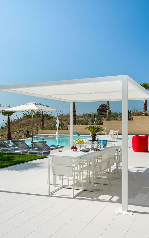 Villa Camemi: Balkon / Terrasse / Patio, Draussen, Sommer