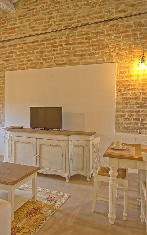 Villa Apollinare: Esszimmer, Wohnzimmer